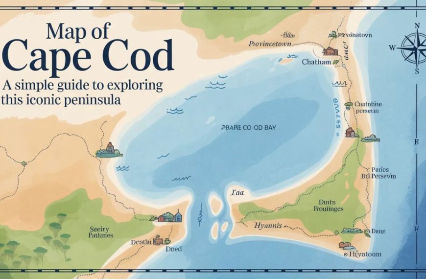 Map of Cape Cod: A Simple Guide to Exploring This Iconic Peninsula