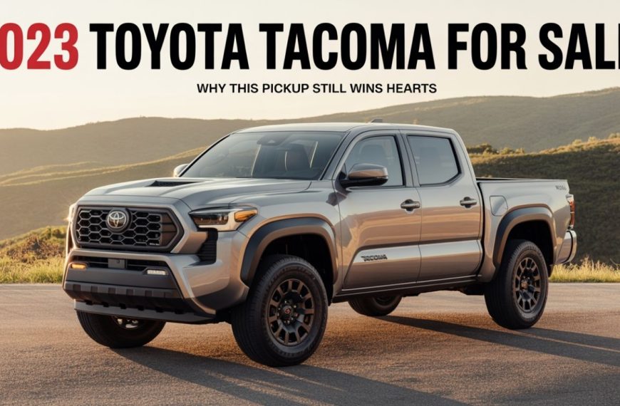 2023 Toyota Tacoma for Sale: Why This Pickup Still Wins Hearts