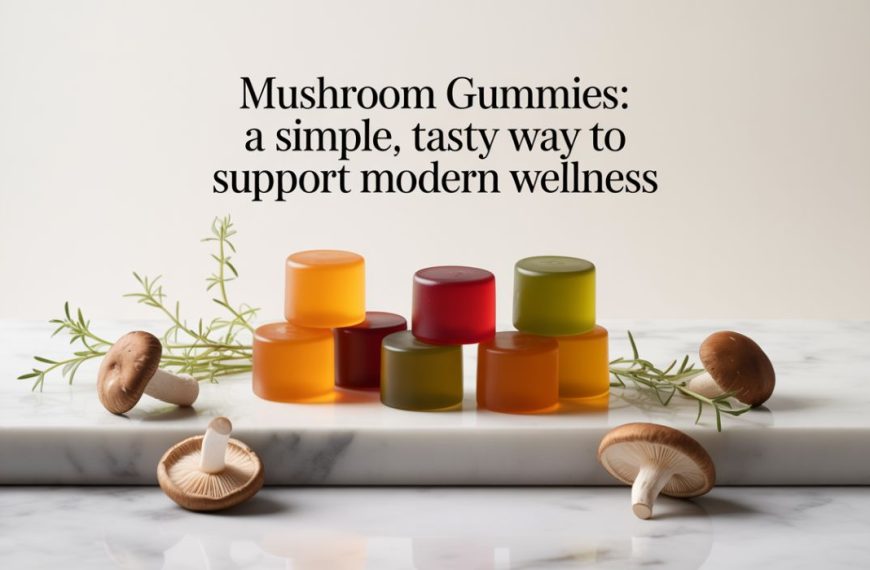 Mushroom Gummies: A Simple, Tasty Way to Support Modern Wellness