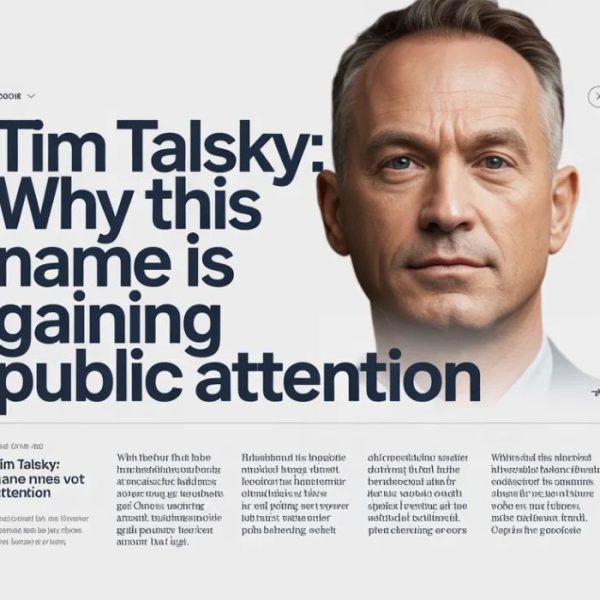 Tim Talsky: Why This Name Is Gaining Public Attention